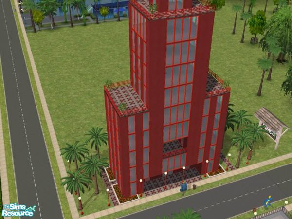 2 — Madison Shores Lot 50 by Madisim — The old SimSears building, 15 floors ! 3 x 1 lot size !