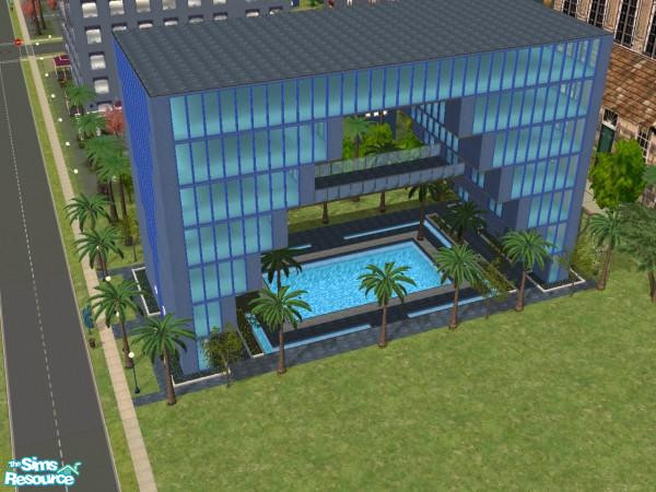 2 — Madison Shores Lot 45 by Madisim — A most unusual building for your hood. Suspension bridge on the 4th level. Hope