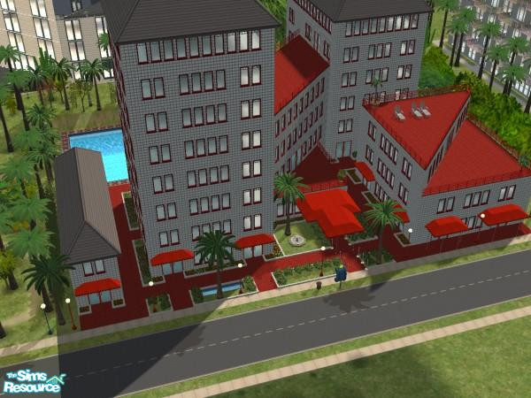 2 — Madison Shores Lot 41 by Madisim — Another new tower to add to your hood. Several out buildings, and a cool pool !