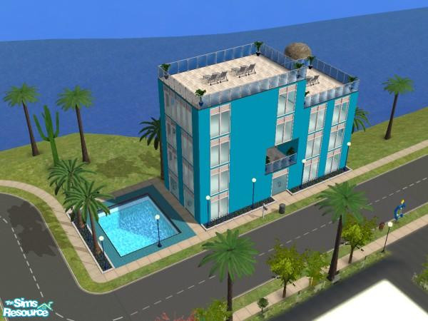 2 — Madison Shores 101 Oceanfront Drive by Madisim — A nice modern oceanfront home for your simmies ! Nice balcony and