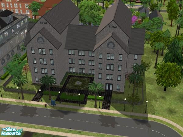 2 — Madison Shores Lot 34 by Madisim — The old Sims estate, now an apartment complex, most say it is haunted ... dare you