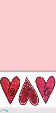 Sims 2 — Candy Hearts by SimonettaC — Hearts in candy colours, so desirable you will want to eat them!