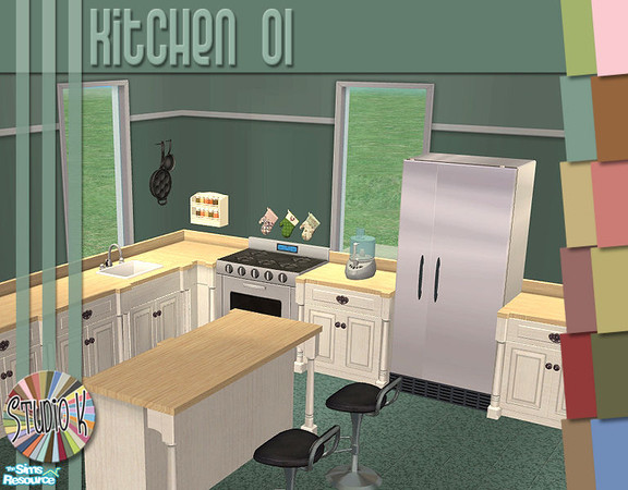 Sims 2 — Studio K Kitchen 01_01 by StudioKhagerks — 