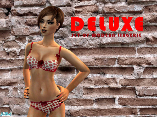 Sims 2 — DELUXE by H76CXL — A set of deluxe linerie