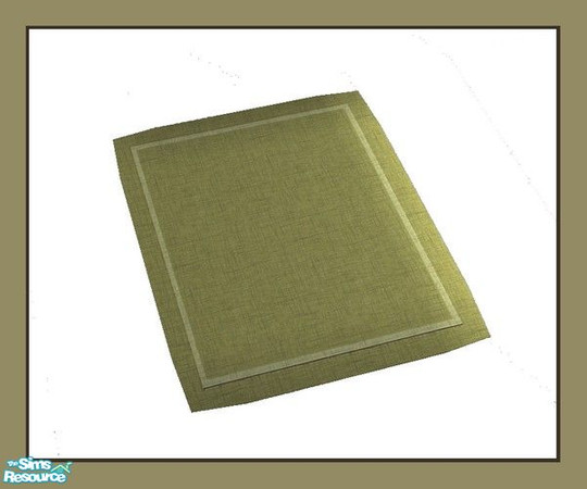 Sims 2 — Merel Bedroom Recoloured Rug. by Angela — A nice wooden bedroom with Greenish accentcolours, hopefully your sims