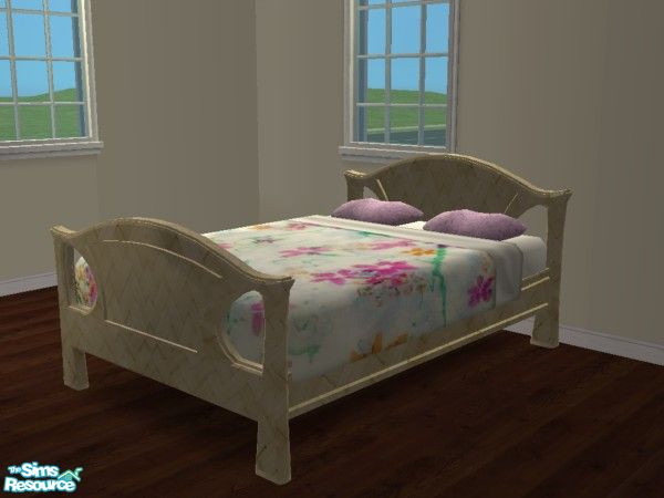 Sims 2 — MFG TC127 Bedroom Set - Bedding by mightyfaithgirl — Spring flower bedding taken from the texture supplied for