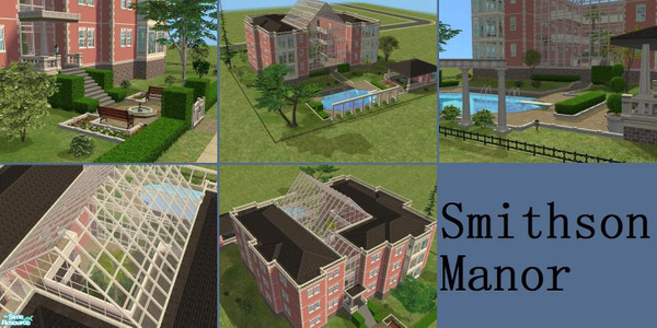 Sims 2 — Smithson Manor by Sefverin — The Smithson Manor has successfully been converted into nine apartments. All are