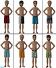 Sims 2 — Board Shorts for Boys by Dirtdevill — A set of 8 comfortable Board shorts for boys - Everyday & Swimwear -