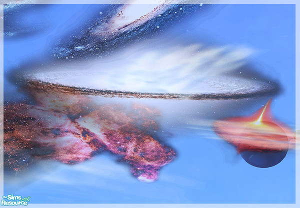 Sims 2 — The Universe - Galaxy type4 by senemm — The 2nd part of Universe \'hood deco set which contins various galactic