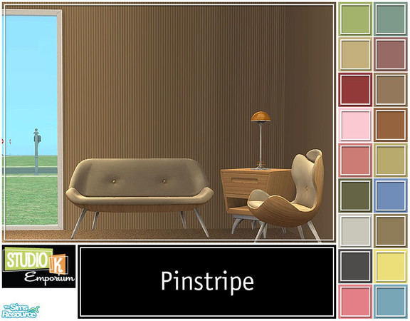 Sims 2 — Studio K Pinstripe_01 by StudioKhagerks — 