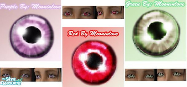 Sims 2 — Strange eyes by Mooninlove — my first set, and first eyes 2 enjoy