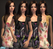 Sims 2 — Lipsy Dress Set by vikncharlie — Here are a few cute dresses by Lipsy, I have given the ladies the options of