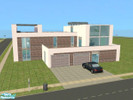 Sims 2 — rue du moderne 17 by manulle — family house with 4 bedrooms, 3 bathrooms, garage for 2 cars, 2 terraces,...