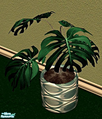 Sims 2 — Deuce! RC- Plant by mom_of2boyz — A recolor of Padre333s\' 50\'s style inspired living room, Deuce!. The record
