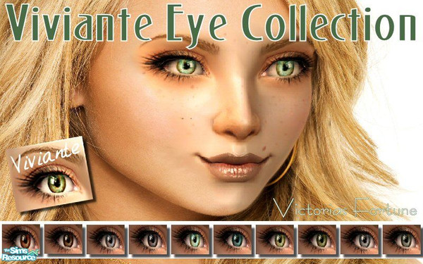 Sims 2 — VF Viviante Eye Collection by fortunecookie1 — Viviante is French for \"Alive\". These new, ultra
