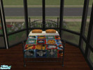 Sims 2 — MooMoo beddings - Cat\'s meow by princess_moomoo — Adorable funny cat bedding!