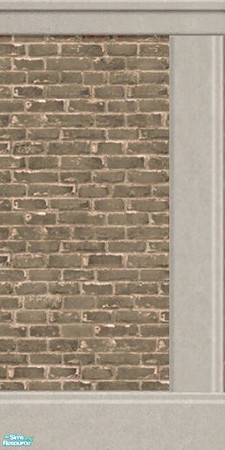 Sims 2 — Georgian Revival Set - Revival Brick Tan Right C K by Cerulean Talon — This set of wallpapers and floors gives