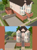 Sims 2 — 155 Chesnut St. - City Townhouse (No CC / hacks) by jessdrakesims — A good sized townhouse with a classical