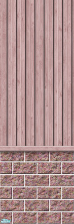 Sims 2 — Studio K Vertical Wood & Dark Block - Victorian by StudioKhagerks — 