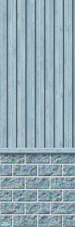 Sims 2 — Studio K Vertical Wood & Dark Block - Winter by StudioKhagerks — 