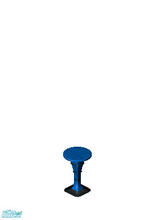 Sims 1 — Valentino\'s Dark Blue End Table by MasterCrimson_19 — This is my favorite blue end table, it complements a set