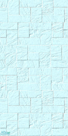 Sims 2 — PP Brick-Tile Wall Collection - Aqua by shadow66 — Bricks or Tiles? These versatile, seamless, textured walls