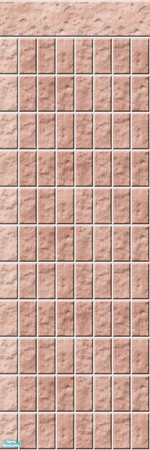 Sims 2 — Studio K Vertical Brick 04a - Salmon by StudioKhagerks — 
