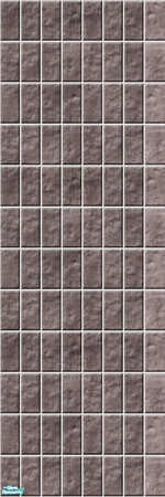 Sims 2 — Studio K Vertical Brick 02b - Plum Brown by StudioKhagerks — 