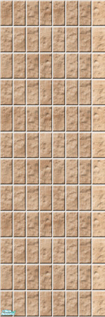 Sims 2 — Studio K Vertical Brick 02b - Praline by StudioKhagerks — 