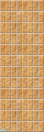 Sims 2 — Studio K Vertical Brick 01 - Pumpkin by StudioKhagerks — 