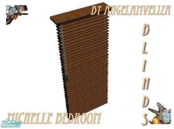 Sims 2 — Michelle Bedroom - Amve Mbcurtain by Angela — Nice wooden bedroom with decoObjects in it, made for my friend
