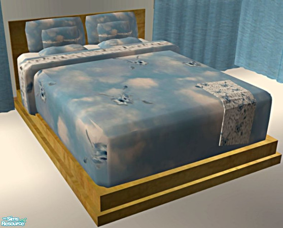 Sims 2 — TC-130 Bridge Bedroom RC - Bed by mom_of2boyz — A recolor of Bridge Bedroom by PureElements. The textures for