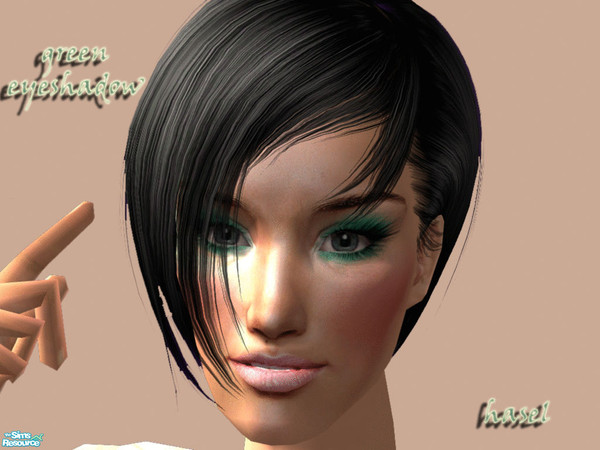 Sims 2 — HS Eyeshadow Set -7- Green Eyeshadow by hasel — Enjoy...