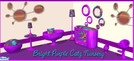 Sims 2 — Bright Purple Catz Nursery by teodsio — This nursery is a recolor of Yeah Baby Nursery by Kate on Parsimonious.