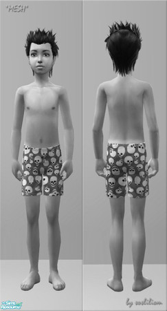 Sims 2 — MESH by sosliliom ~ Boxershorts For The Little Boys by sosliliom — -