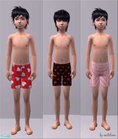 Sims 2 — Boxershorts For The Little Boys - With Hearts by sosliliom — *underwears & sleepwears*