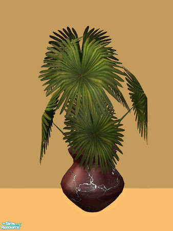 Sims 2 — Tane Dining - Fronds Plant - Mesh by Shakeshaft — Part of a stylish modern dining room set, set comprises of