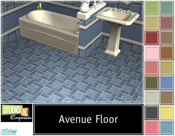 Sims 2 — Studio K Avenue Floors_01 by StudioKhagerks — 