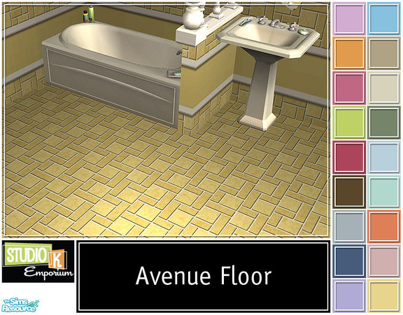 Sims 2 — Studio K Avenue Floors_02 by StudioKhagerks — 