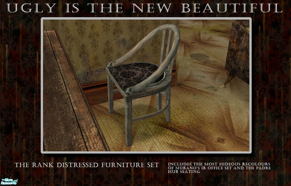 Sims 2 — Rank Room Recolour - IR Office Chair by Padre — A set of pure ugliness! Murano\'s IR Office set has had a