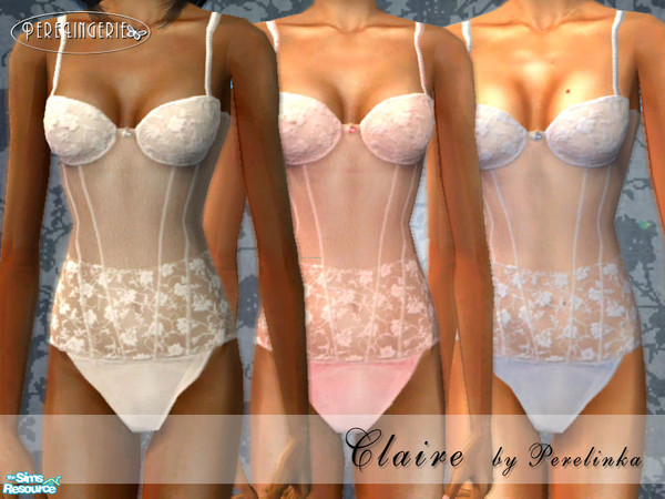 Sims 2 — CLAIRE by perelinka — Lacy lingerie.