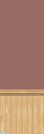 Sims 2 — Studio K Wainscoting 05 - Brandy by StudioKhagerks — 