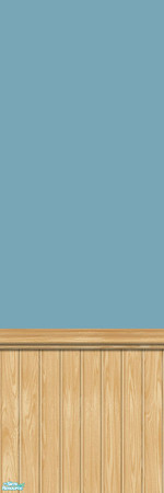 Sims 2 — Studio K Wainscoting 05 - Light Teal by StudioKhagerks — 