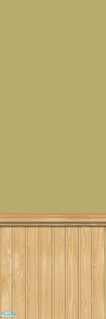 Sims 2 — Studio K Wainscoting 05 - Coriander by StudioKhagerks — 
