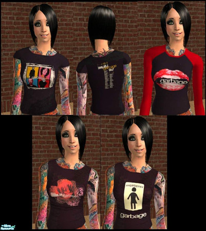 Sims 2 — Garbage  by Molkogirl — For those female Garbage fans out there :)