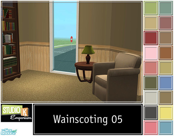 Sims 2 — Studio K Wainscoting 05_01 by StudioKhagerks — 