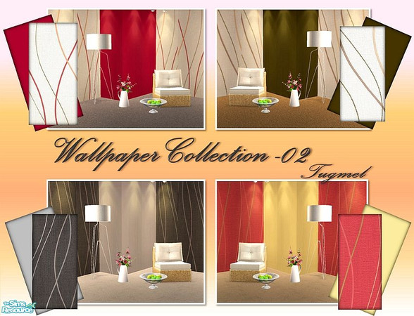 Sims 2 — Tgm-Wallpaper Set-02 by TugmeL — Included: 8 Wallpapers, Cost:5