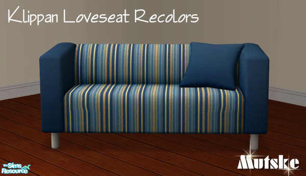 Sims 2 — Klippan Add-ons - Recolor 07 by Mutske — Recolor of the Ikea Klippan Loveseat. 