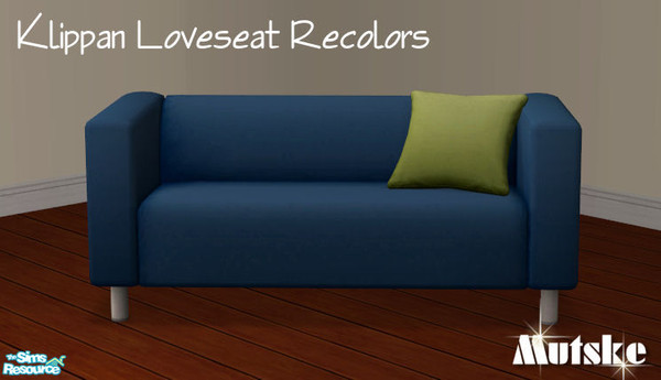 Sims 2 — Klippan Add-ons - Recolor 09 by Mutske — Recolor of the Ikea Klippan Loveseat. 