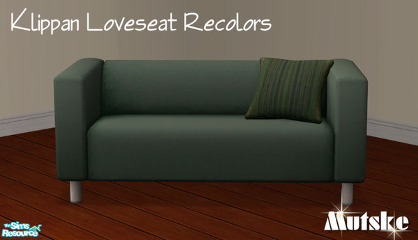 Sims 2 — Klippan Add-ons - Recolor 02 by Mutske — Recolor of the Ikea Klippan Loveseat. 
